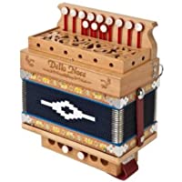 Organetto Acordeón diatónico 2 bajos Della Noce Modelo Pennese.